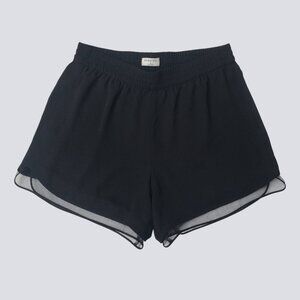 Babaton Elegant Black High Waist Shorts